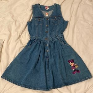 NWT Vintage Disney Denim Dress